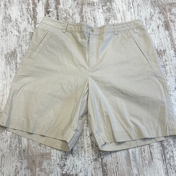 Lauren Ralph Lauren Cream Cotton Shorts Size 16 - Picture 1 of 5